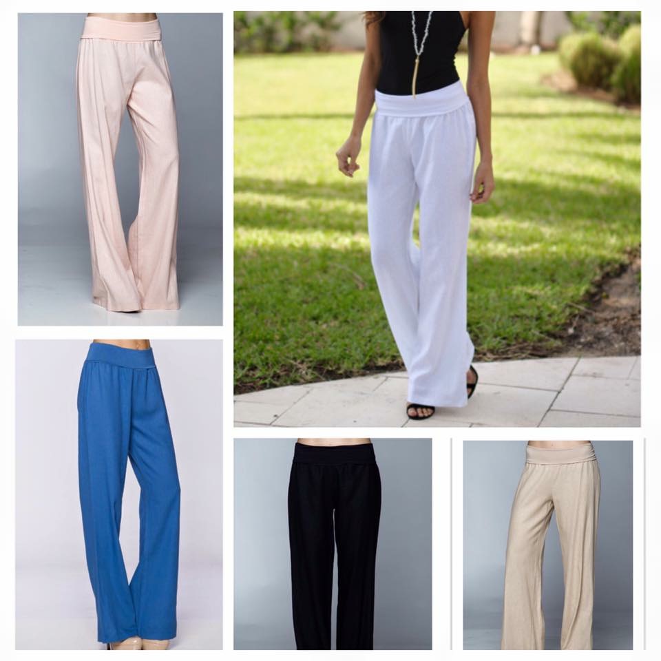 5blue/Curvy 1x(14/16) Linen Pants